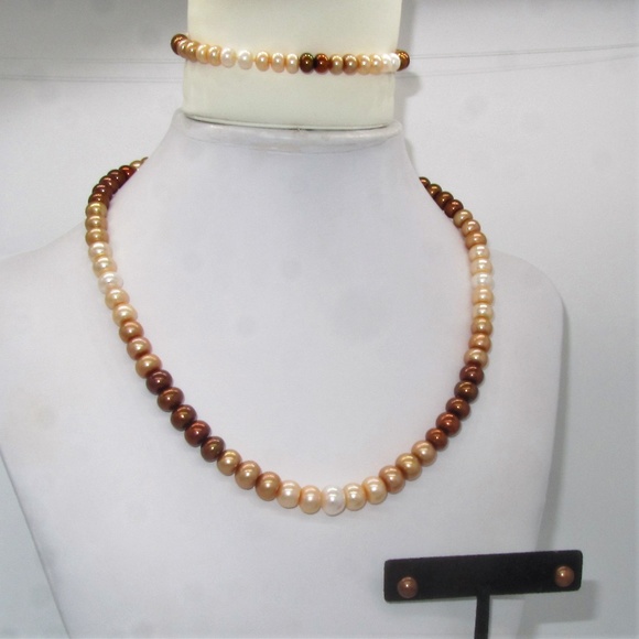 Honora Jewelry - Honora Pearl Necklace, Bracelet and Earrings